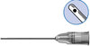 Lacrimal Cannula Eagle Labs, Ref.163-21, single-use, straight, 10 single pcs.