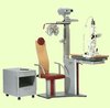 Refraction Unit Doms ECOCENTRIC d-plus with 2-instruments swivelling table, NEW!