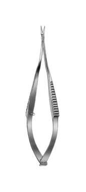 Vannas Micro-Scissors, secondaire cataract, straight, very delicate, 7 mm 8 cm, Item No.: 000710