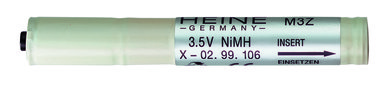 Heine NiMH rechargeable battery M3Z 3.5V for BETA SLIM and alpha+ rechargeable handles, Item No.: 004083