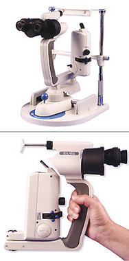 Portable Slit Lamp Haag-Streit BA 904 set C, new!, Item No.: 000050