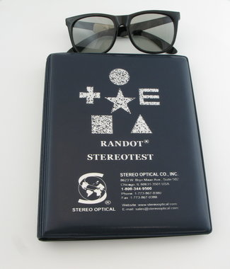 Stereo Optical Random DOT Stereotest mit Polarisationsbrille, Artikelnummer: 017011