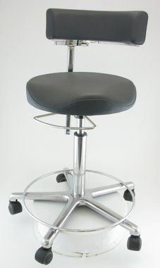 Anatomic Doctor´s work chair, black, made in Germany by Greiner, NEW!, Item No.: 017056