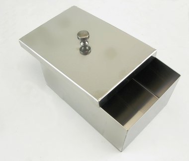 Instrument tray, stainless steel, made in Germany, special size: L 150 x W 100 x H 70 mm, Item No.: 013231