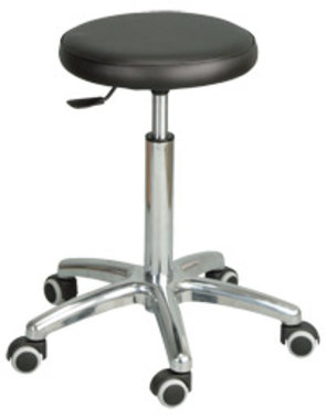F.I.S.O. (FISO) Swivel stool with castors, chromed foot cross, NEW!, Item No.: 012556