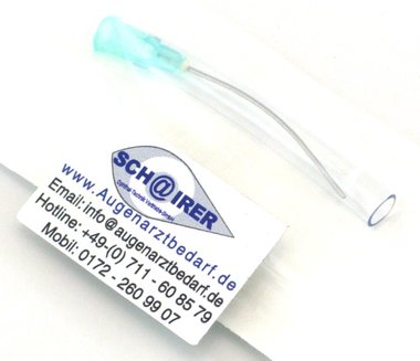 Lacrimal Cannula Eagle Labs, single-use, curved, 10 single pcs., Item No.: 876543b