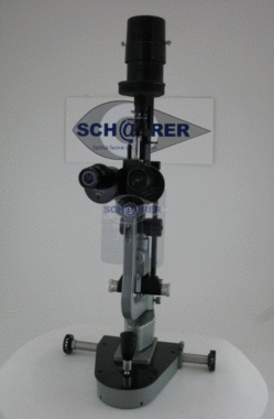 Slit lamp Haag-Streit 900, orig. one hand base, pre-owned, fine condition, Item No.: 22092012-4