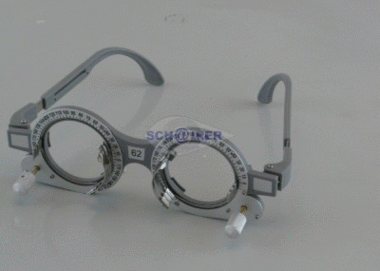 Universal-Messbrille für bis zu 4 Paar 38mm-Messgläser, PD von 62-70 lieferbar, Artikelnummer: 08062012-2