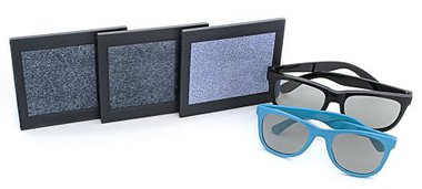 Stereo Optical RDE Stereotest Random DOT E mit 2 Polarisationsbrillen, Artikelnummer: 06112013-2