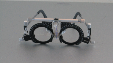 Inami Universal Messbrille K-0391 Luxus 38mm, schwarz/silber, NEU!, Artikelnummer: 017070