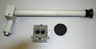 Set: Mitbeobachter Monokular und optischer Teiler für Spaltlampen Carl Zeiss Jena RSL 110, gebraucht, guter Zustand, Artikelnummer: 30072015-3