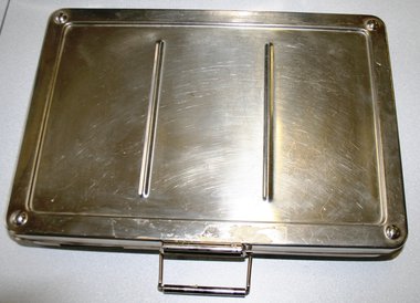 Geuder S-00802 Sterilizing Case for Steam Sterilization, pre-owned, fine condition, Item No.: 21122016