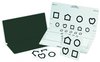 Lea Symbols Distance Visual Acuity Charts #250250 10-line folding chart set10 feet, 3m